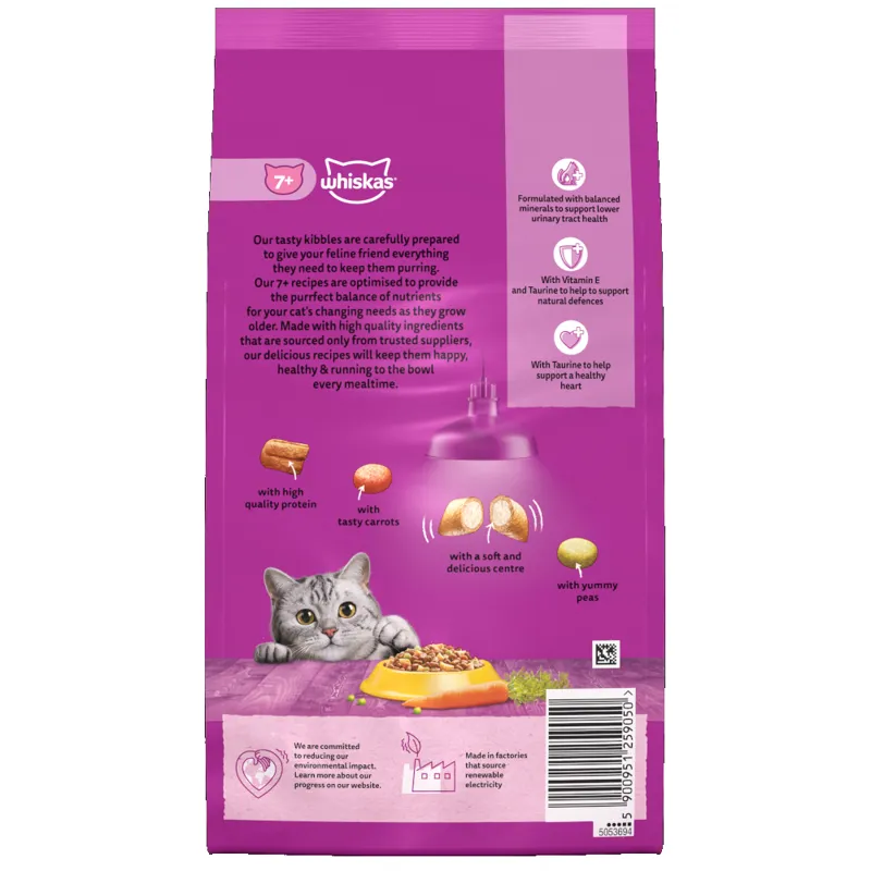 Whiskas Adult 7+ Dry Cat Food Chicken-3